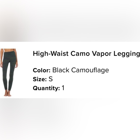 ALO Yoga High-Waist Camo Vapor Legging - Picture 5 of 5
